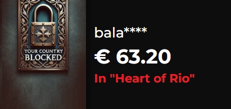bala Won 63.20 - Play It Now