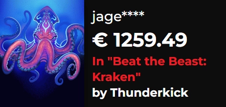 jage Won 1259.49 - Play It Now